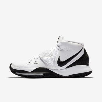 Nike Kyrie 6 - Női Kosárlabda Cipő - Fehér/Platina/Fekete